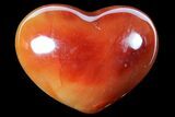 Colorful Carnelian Agate Heart #125848-1
